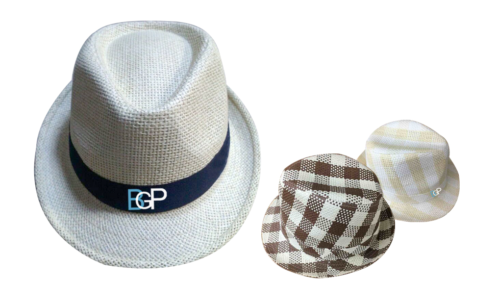 Fashion Promotional Custom Straw Fedora Hat