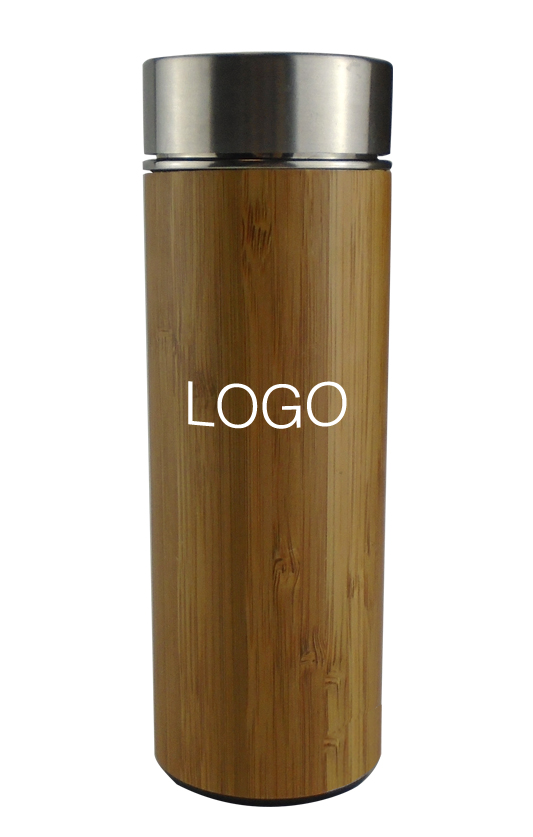 Custom Logo 14 Oz Bamboo Ceramic Tumbler