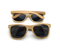 Custom Logoed Imprinted Fashion Wooden Bamboo Sunglasses