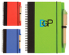 Eco Handy Pocket Spiral Notebook With Pen