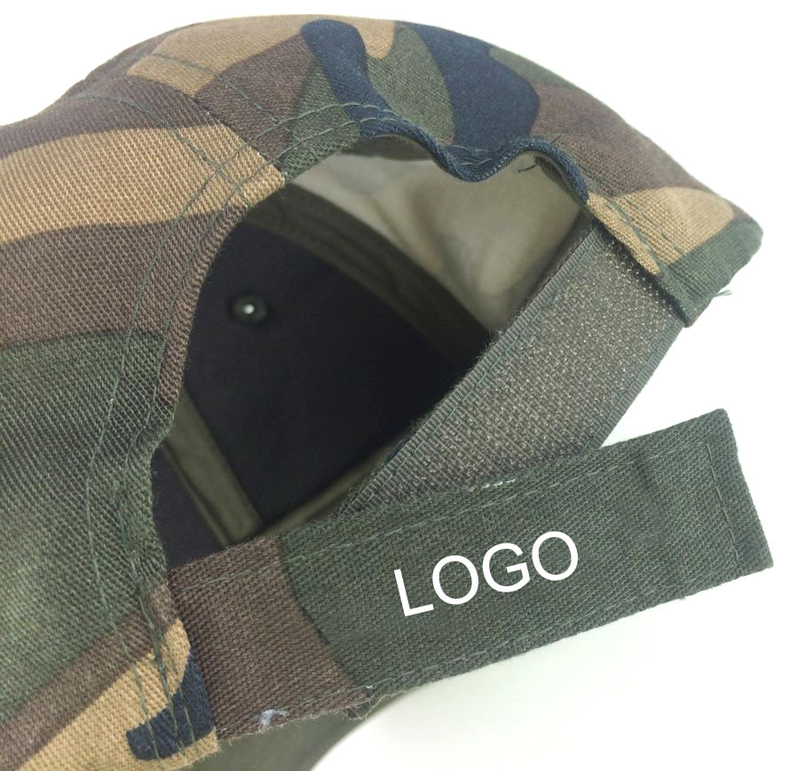 6-panel Low Profile Camouflage Twill Cap