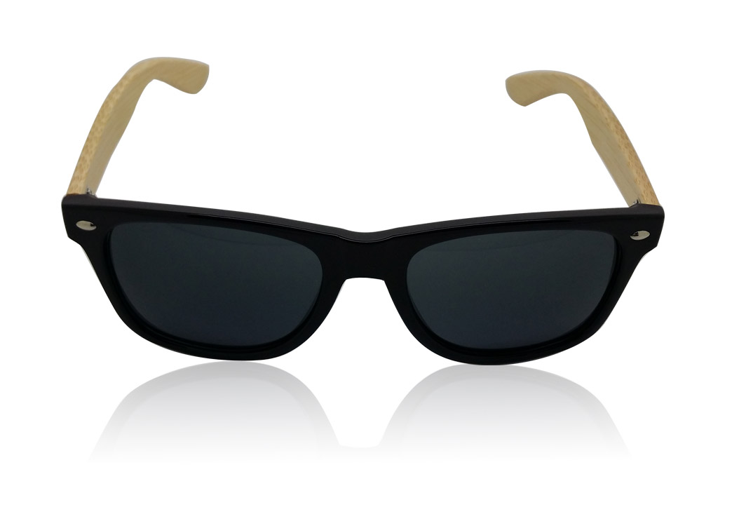 Custom Sunglasses with Bamboo Arms