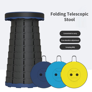 Portable Telescopic Stool Folding Camping Stools with Load Capacity 330lbs