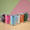 20oz. Powder Coated Stainless Steel Tumbler with Lid, Double Wall Vacuum Insulated Travel Mug Tumbler for travel