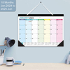 2024 Wall Hanging Calendar With Perforated Lines - 18 Months Large Academic Monthly Calendar from Jan. 2024 to Jun. 2025