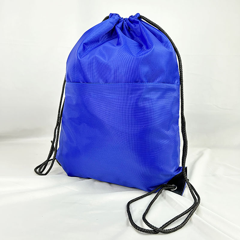 Drawstring Backpack Bag With Hidden Zipper Pouch, Gym Drawstring Sackpack Draw String Bag for Sports, Gym, Travel, Swimming, Beach