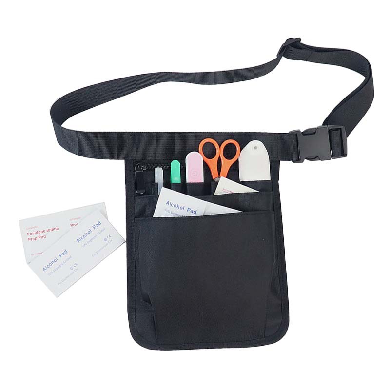 Nurse Fanny Pack, Multi Pockets Medical Gear Waist Bag, Multi Compartment Utility Nursing Tools Storage Organizer Waist Pack