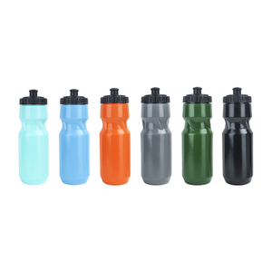 Squeeze Jet Cycling Water Bottle, BPA Free Reusable Bike Water Bottle 24oz, with Soft Silicone Mouthpiece & Fast Flow Valve