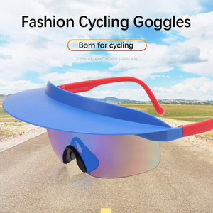 Cycling Sports Visor Sunglasses for Men and Women, Premium Colorful Hat Sunglasses for Traveling Cycling Driving Fishing