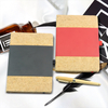 A5 PU Leather + Soft Cork Cover Notebook With Pen Loop