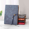 Wonderful Leather Journal A5 Refillable 6 Ring Binder Notebook with Lined Paper and Pen Writing Diary for Work Travel and Agenda Plan