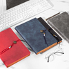 Wonderful Leather Journal A5 Refillable 6 Ring Binder Notebook with Lined Paper and Pen Writing Diary for Work Travel and Agenda Plan