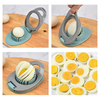 Plastic Boiled Egg Slicer Egg Cutter Strawberry Slicer With Stainless Steel Wire, Egg Slicer for Egg/Soft Fruits/Butter/Mushroom