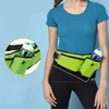 Hydration Fanny Pack, Running Belt Sports Waist Pack With Water Bottle Holder & Earphone Hole, Reflective Stripes, Adjustable Strap