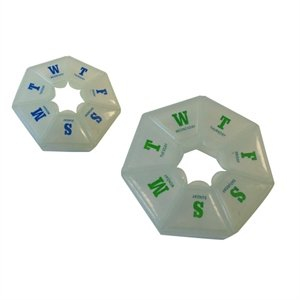 Promotional Round Rotary Pill Box