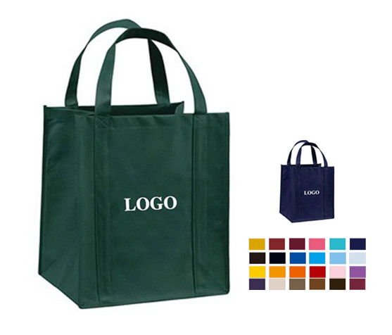 Promotional Custom Logo Reusable Grocery Tote Shopping Bag