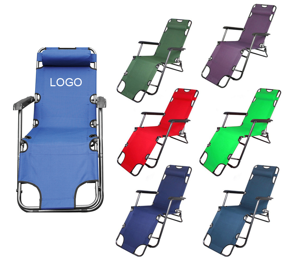 Folding Beach Chair With Adjustable Back