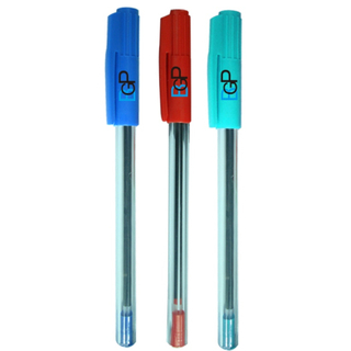 Promotional Logo Stick Ballpoint Pen With Cap