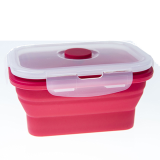 Collapsible Silicone Food Storage Containers Silicone Camping Bowl Silicone Lunch Box for Outdoor Camping Travel
