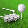 Reinforced Plastic Golf Tees - 3.25" Tall with Wide Four-Prong Cup and Custom Logo