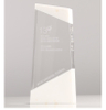 Personalized Crystal Employee Glass Award Plaque Customized Name Service Period Unique Corporate Service Award