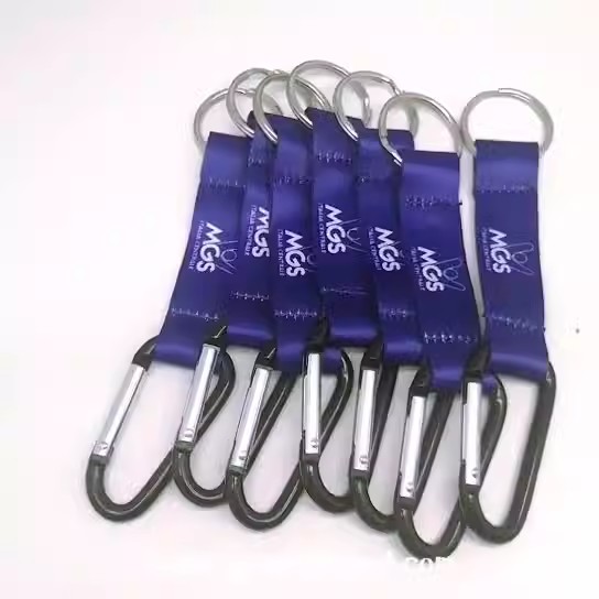 Carabiner Keychain with Strap