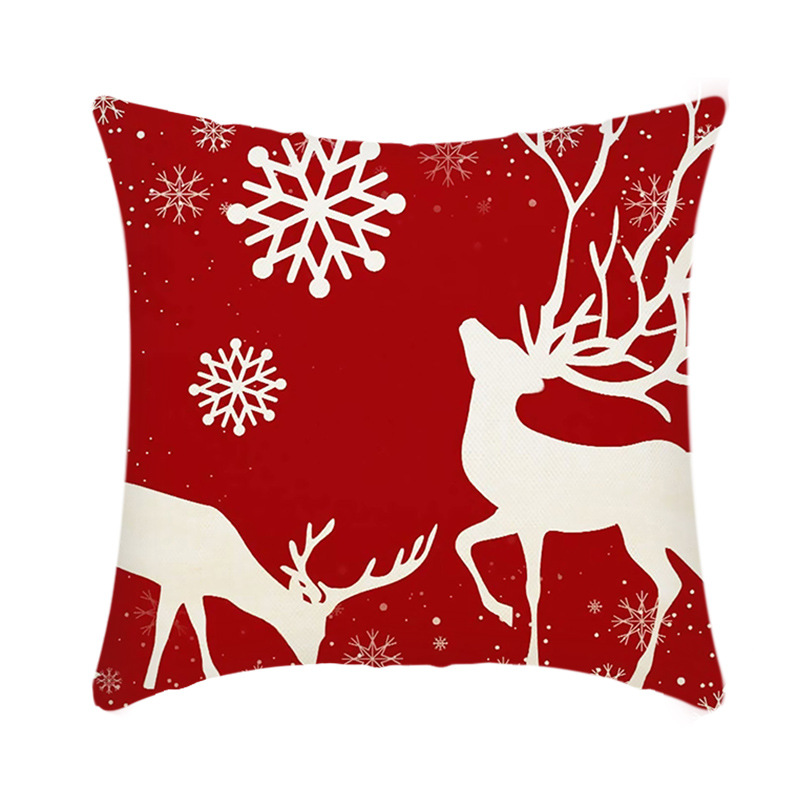 Christmas Decorations Pillow Covers Holiday Rustic Pillow Case for Sofa Couch Christmas Decor Throw Pillow Covers
