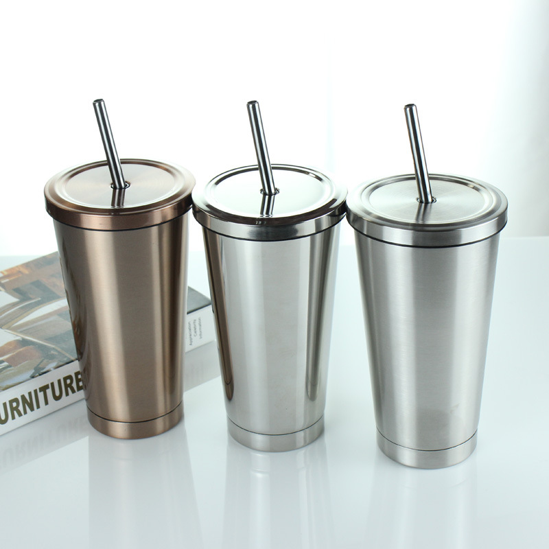 304 Stainless Steel Straight Body Portable Gift Cup