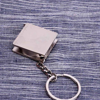 DIY Work Compact Gauging Tool Square Pull Ruler Sturdy Tape Measure Keychain Anti Lost Durable Dual Use Practical Retractable