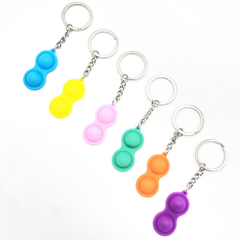 2 Pop Bubbles Keychain