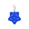 Star Shape Silicone Push Pop Bubble Key Chain