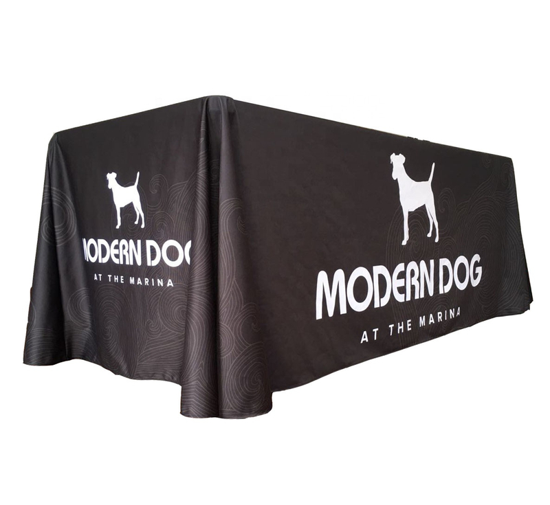 Close-Back Polyester 8ft Table Throw