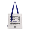 Reusable Heavy-duty Two-tone 12oz Canvas Shopping Tote Bag