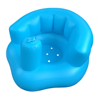 Inflatable Children's Dining Chair Baby Bath Stool Baby Study Chair Portable Inflatable Toy Air Sofa