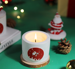 Christmas Scented Candles with Gift Box Santa Claus Festival Arrange Ornaments Scented Candle Gift for Holiday Home Decoration