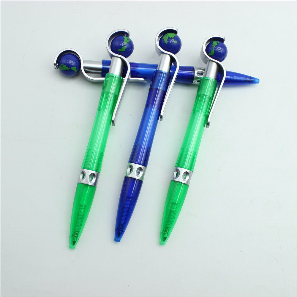 Golf Ball Top Plastic Ballpoint Pen