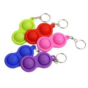 2 Pop Bubbles Keychain