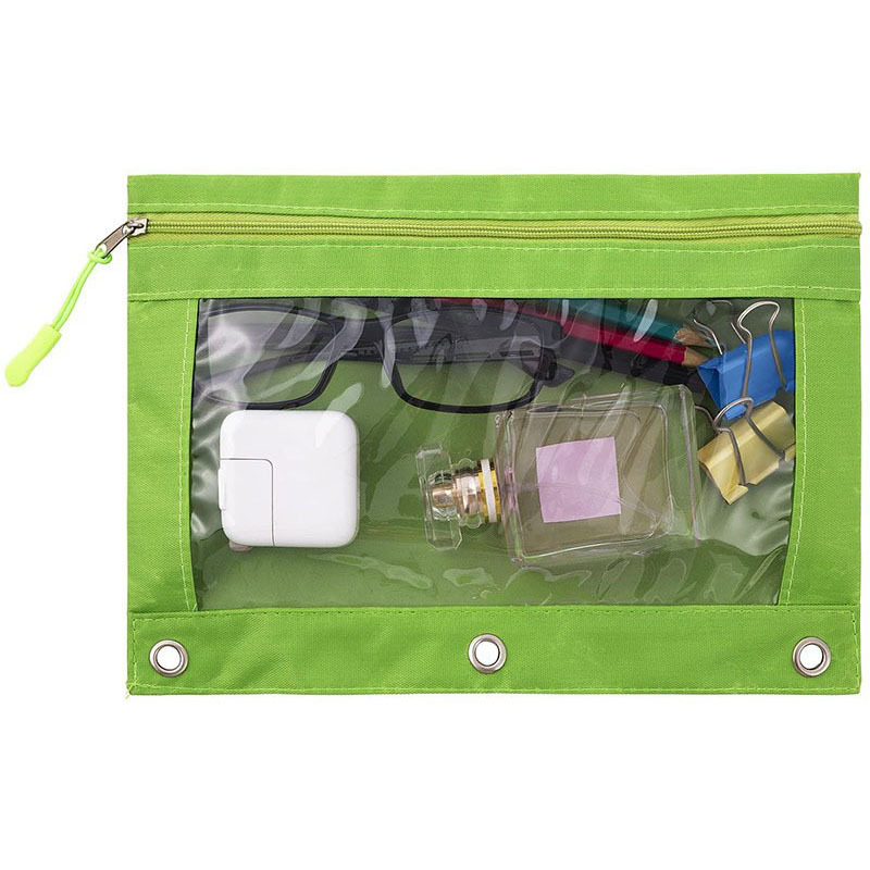 Oxford School Zipper Pencil Pouch for 3 Ring Binder