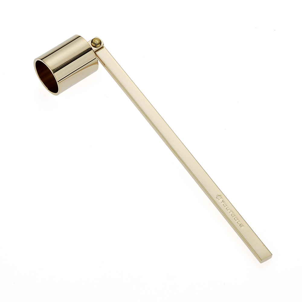 Candle Snuffer Stainless Steel Candle Wick Trimmer Tool with Long Handle for Safely Putting Out Candle Wicks Flame