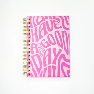  7" x 10" Hardcover Spiral Bound Journal Stationary Wire Binding Note Book Custom Diary Lined Spiral Notebooks