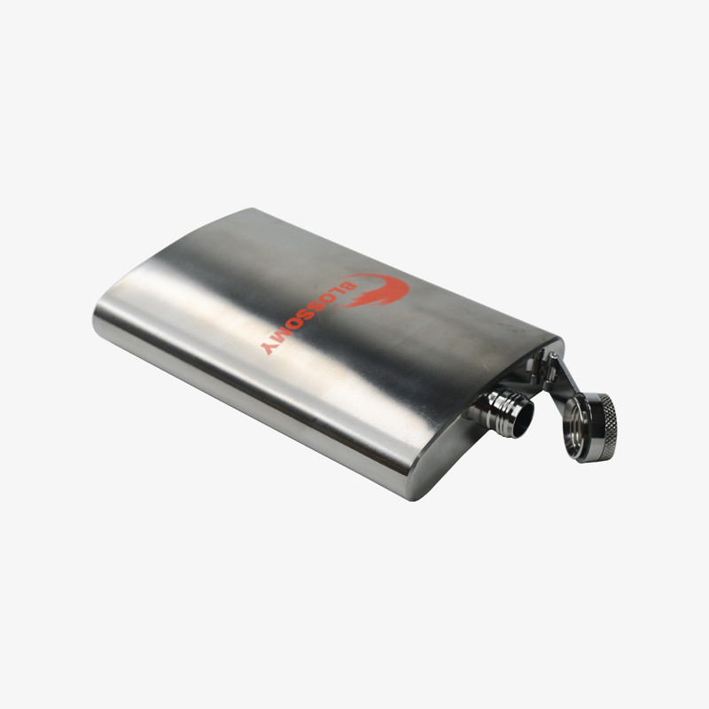 Durable 10oz 304 Stainless Steel Hip Flask with Leak-Proof Screw Cap, Sleek, pocket-friendly, and customizable.