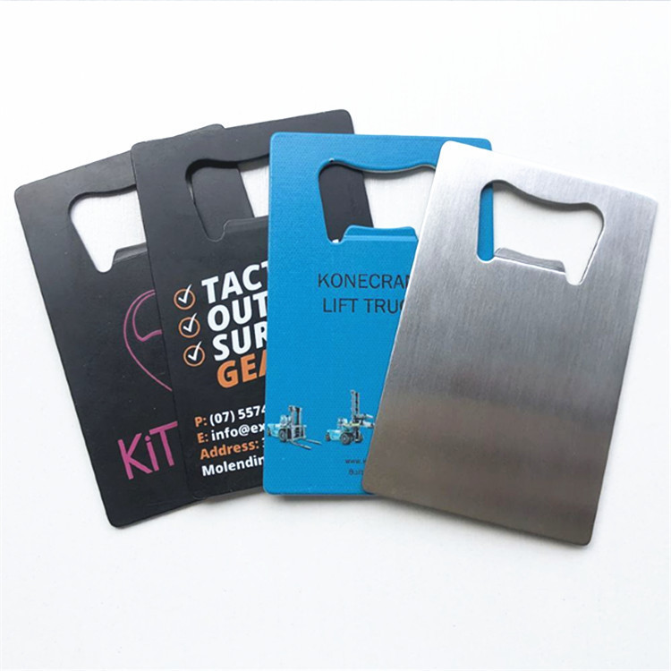 Stainless Steel Credit Card Bottle Opener, Portable Card-Size Ultra-thin Beer Opener for Wallet