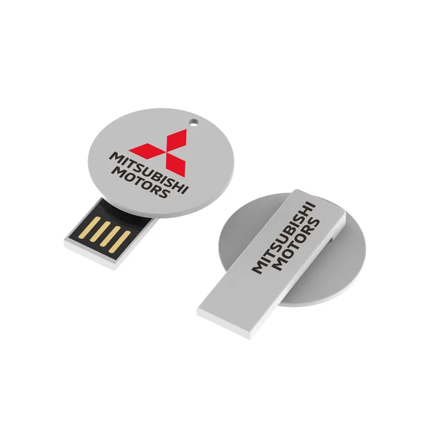 Round Paperclip USB Flash Drive - 2GB