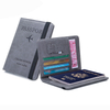 PU Leather RFID Blocking Passport Holder With Elastic Strap