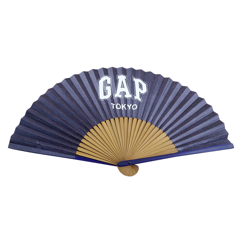 Paper Folding Hand Fan With Bamboo, Chinese Bamboo Paper Fans