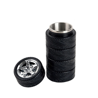 Tire Travel Mug Stainless Steel Thermo Creative Cup