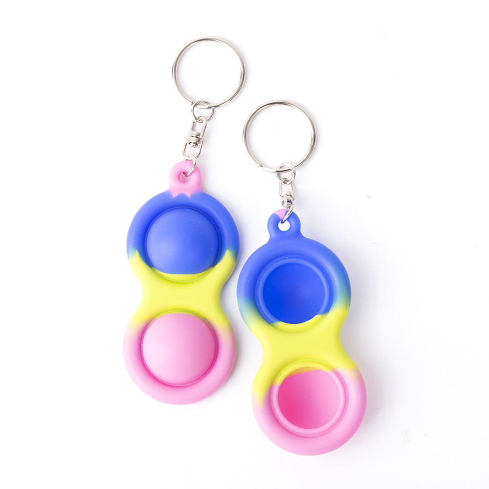 2 Pop Bubbles Keychain