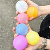 Reusable Silicone Water Balloons 2.17" Quick Fill Splash Balls, Soft Sensory Squeeze Toy for Outdoor Water Fight Summer Pool Toy