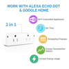 16A Smart Plug Wi-Fi Outlet Socket Dimmer Brightness Adjust Timer Works with Alexa and Google Home Remote Control