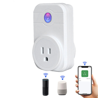 Mini Smart Plug Wi-Fi Outlet Socket Dimmer Brightness Adjust Timer Works with Alexa and Google Home Remote Control Plug